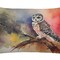 Edge Collections - 12" x 16" - Multicolor - Northern Hawk Owl Throw Pillow - 1 Piece